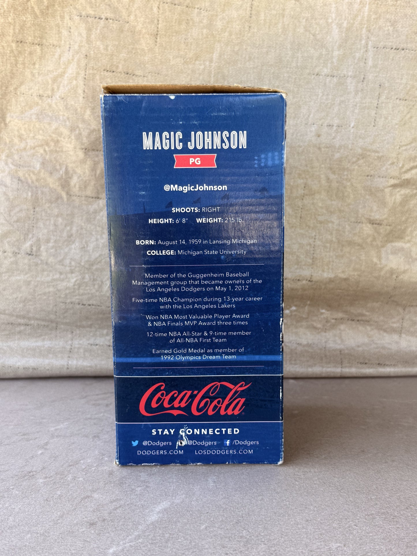 Magic Johnson Bobblehead Los Angeles Dodgers SGA 9/2/14