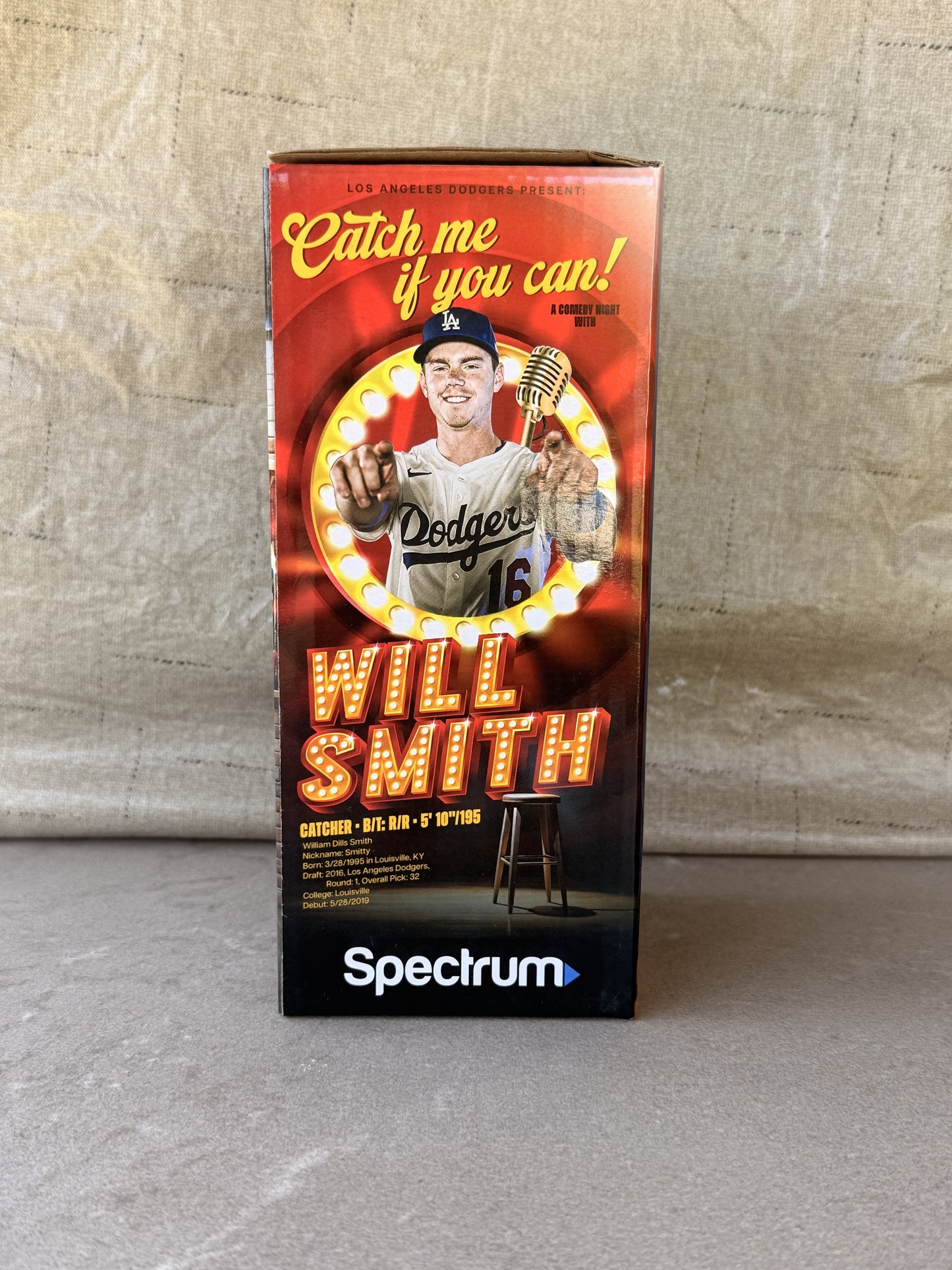 Will Smith Last Out World Series Bobblehead Los Angeles Dodgers SGA 5/21/25