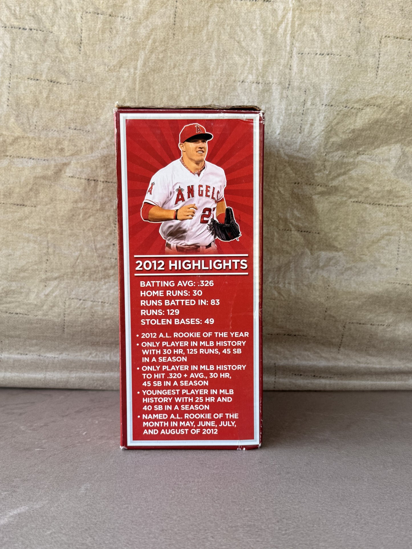 Mike Trout Bobblehead LA Angels SGA 8/27/13