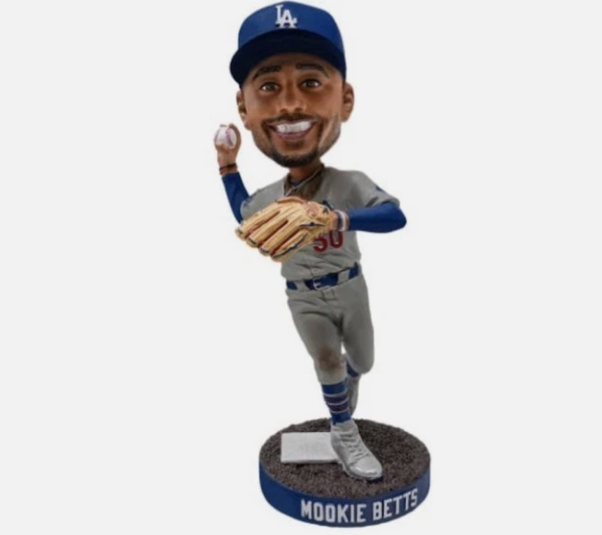 Mookie Betts Game 7 Double Play Dodgers bobblehead