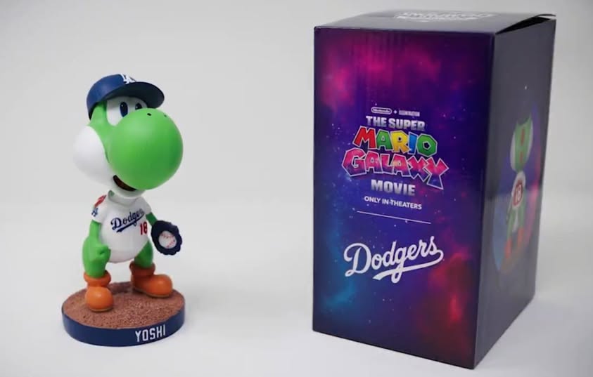 Yoshi Los Angeles Dodgers Yoshinobu Yamamoto Bobblehead SGA 3/31