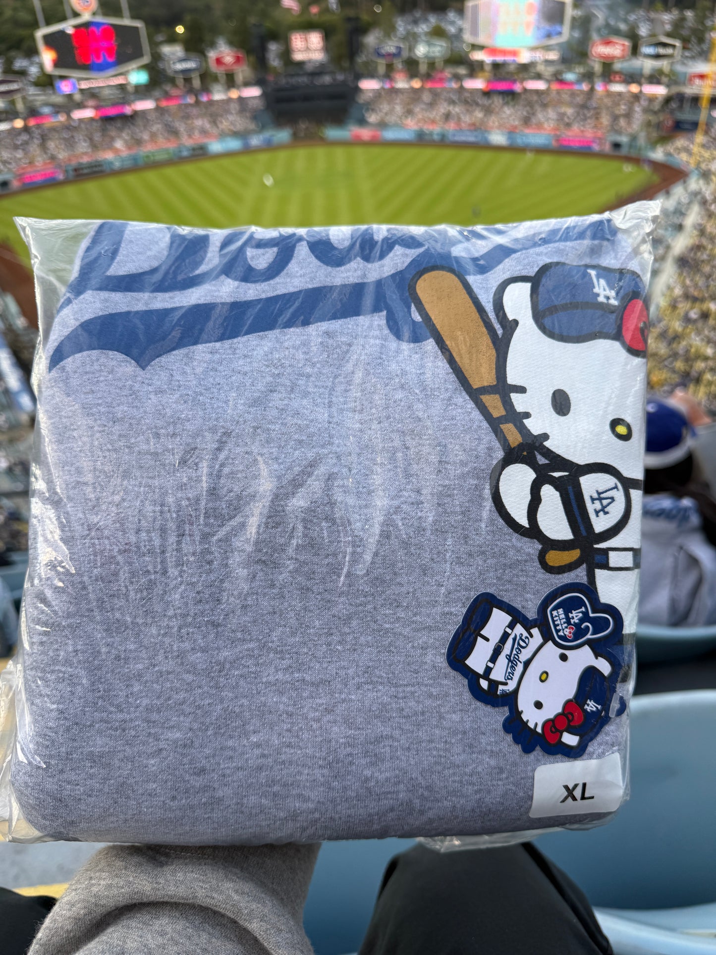 Hello Kitty Hoodie Los Angeles Dodgers SGA 4/13/26 SIZE XL
