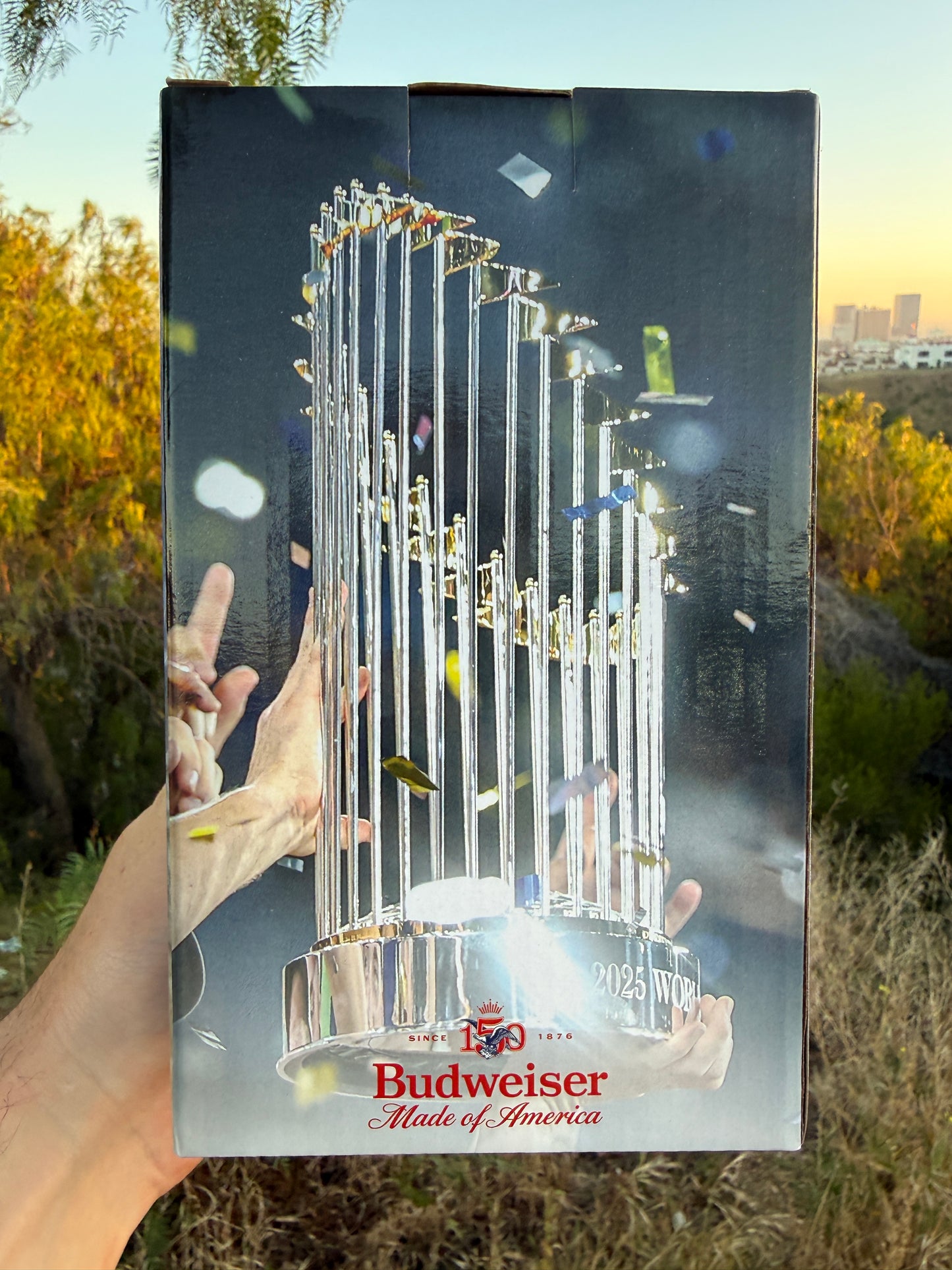 Dodgers 2025 World Series Replica Trophy SGA 5/11