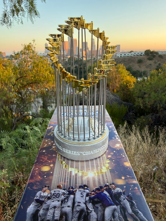 Dodgers 2025 World Series Replica Trophy SGA 5/11