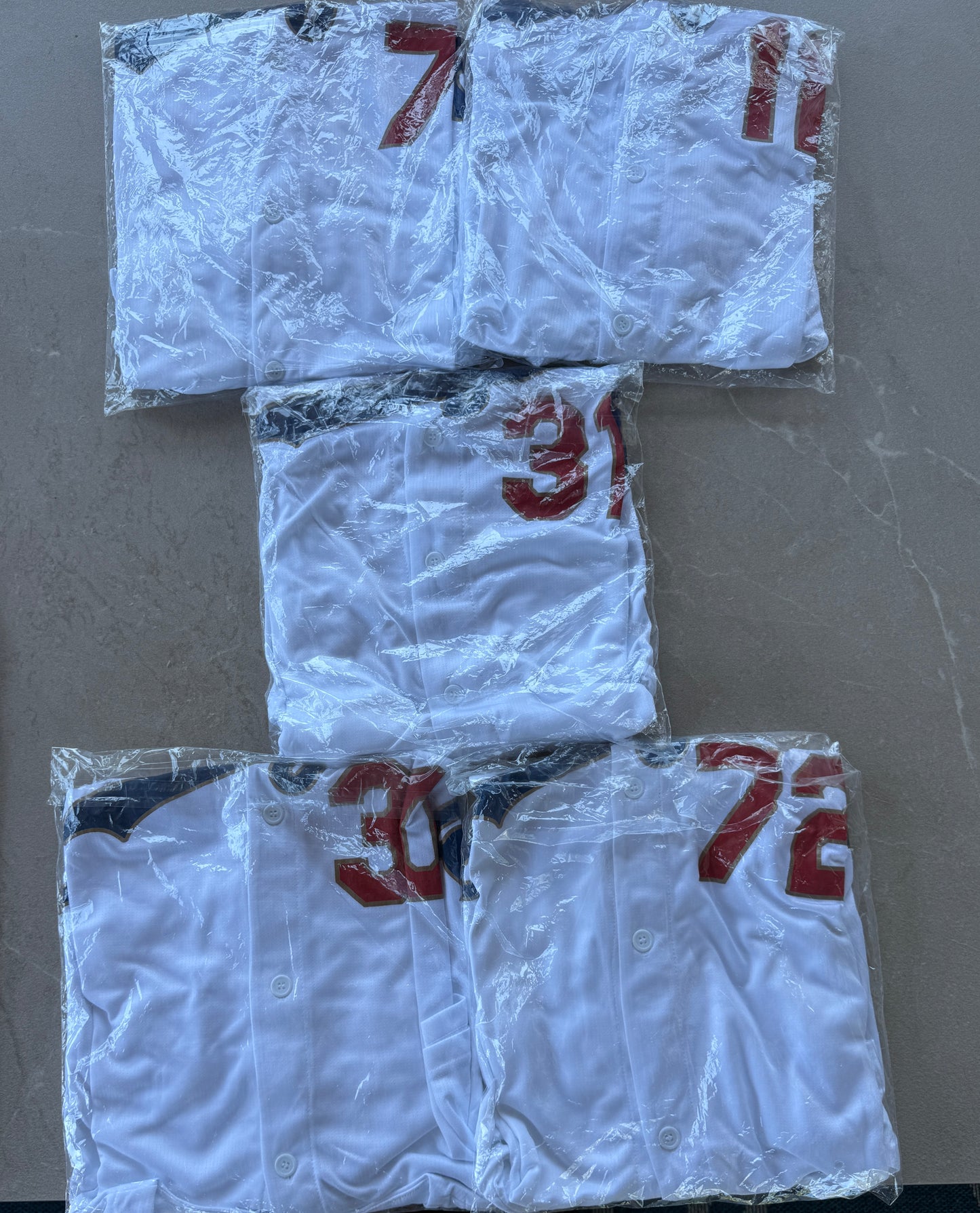 Dodgers Champions Gold jerseys - all players