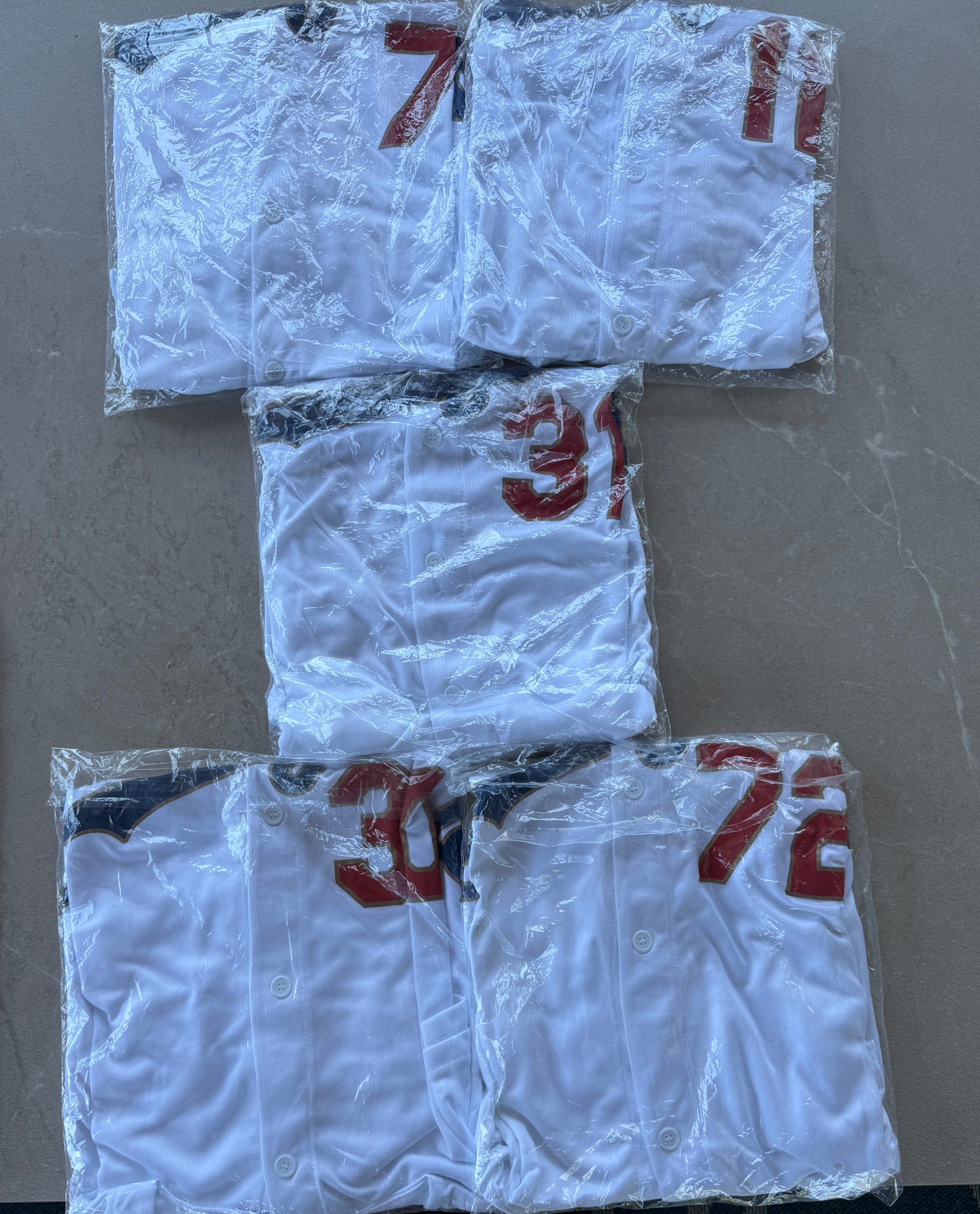 Dodgers Champions Gold jerseys - all players
