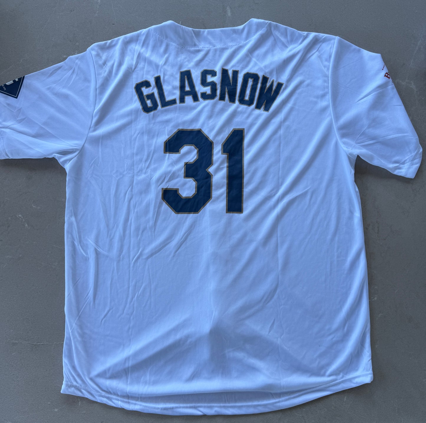 Los Angeles Dodgers Champions Gold jersey SGA 5/13/26