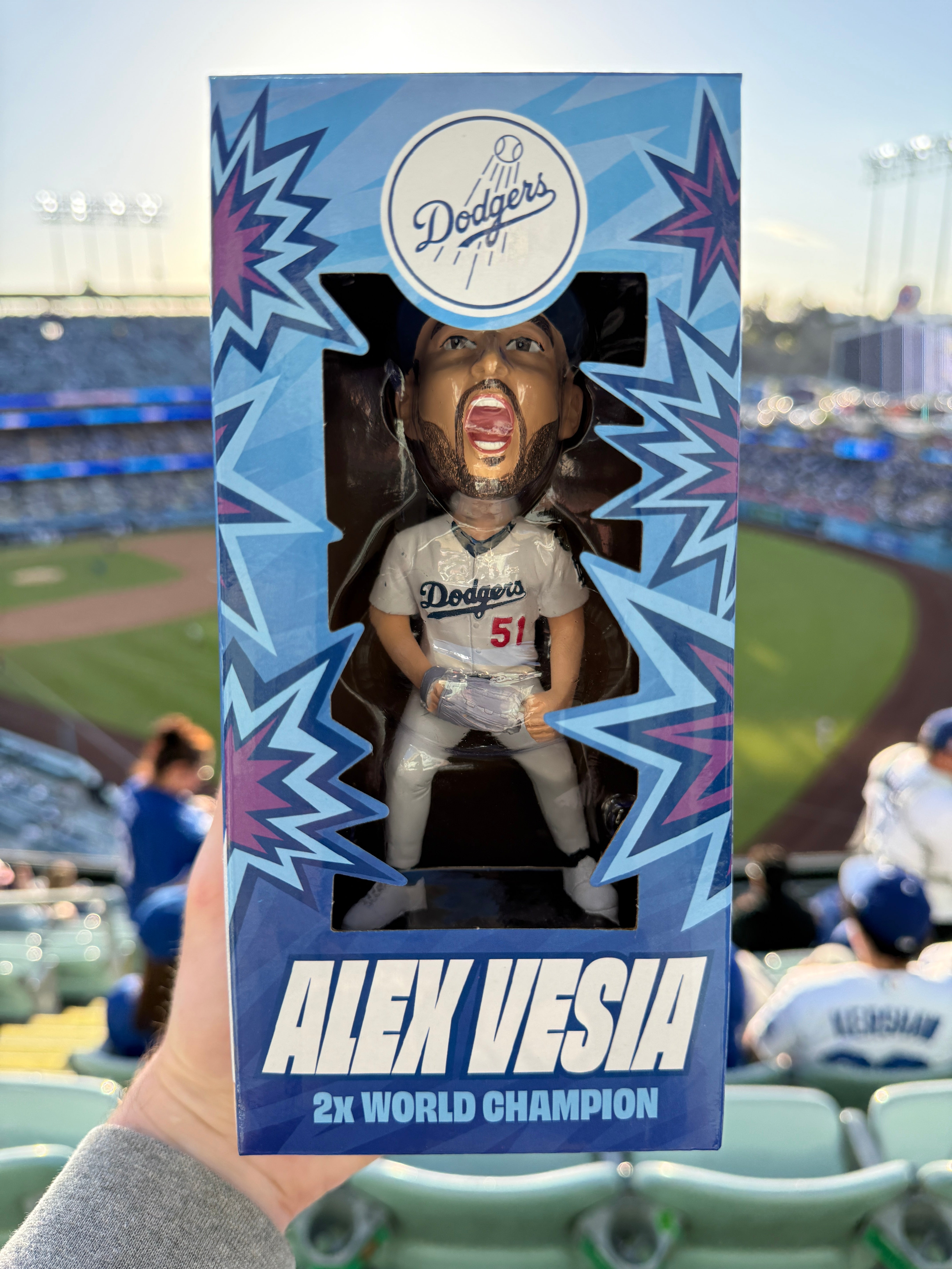 Alex Vesia Los Angeles Dodgers Bobblehead SGA 5/29/26 – Everything SGA