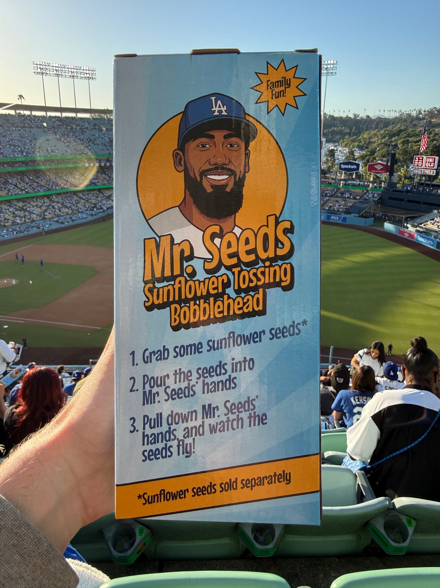 Teoscar Hernandez Mr. Seeds Bobblehead Los Angeles Dodgers SGA 5/30/26