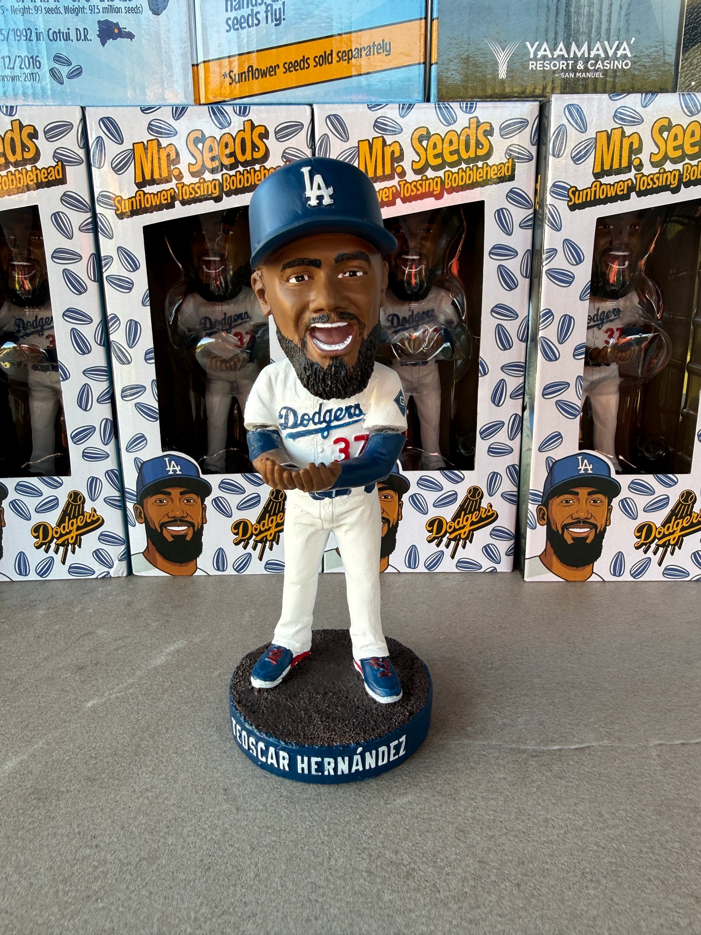 Teoscar Hernandez Mr. Seeds Bobblehead Los Angeles Dodgers SGA 5/30/26
