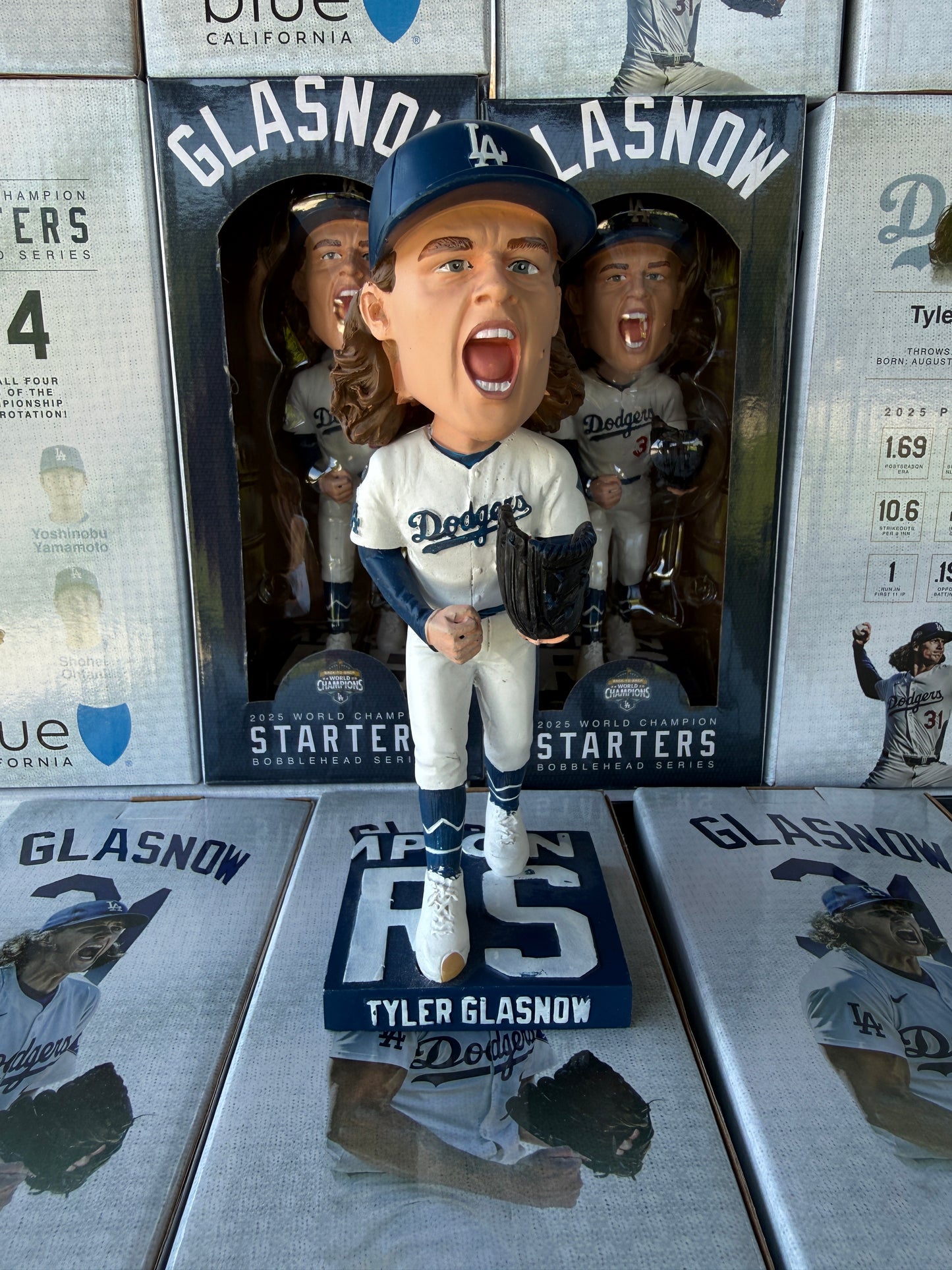 LA Dodgers Tyler Glasnow Starter Series Bobblehead SGA 6/6/26