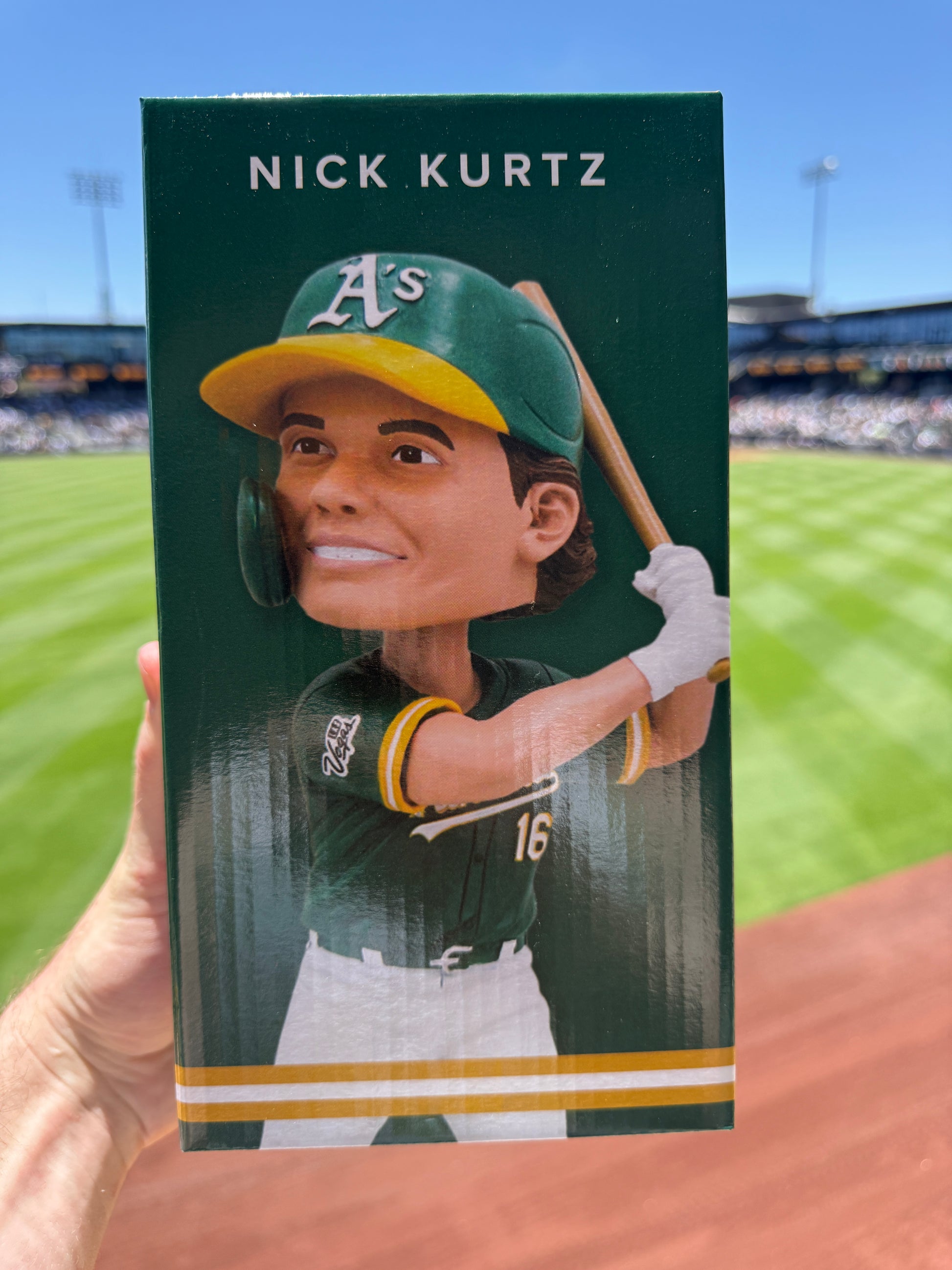Nick Kurtz Oakland Athletics SGA bobblehead — front