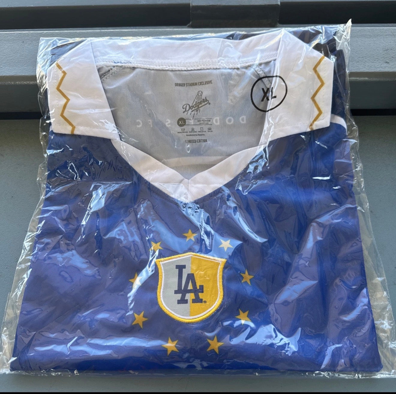 Dodgers Soccer Jersey size XL in original packaging
