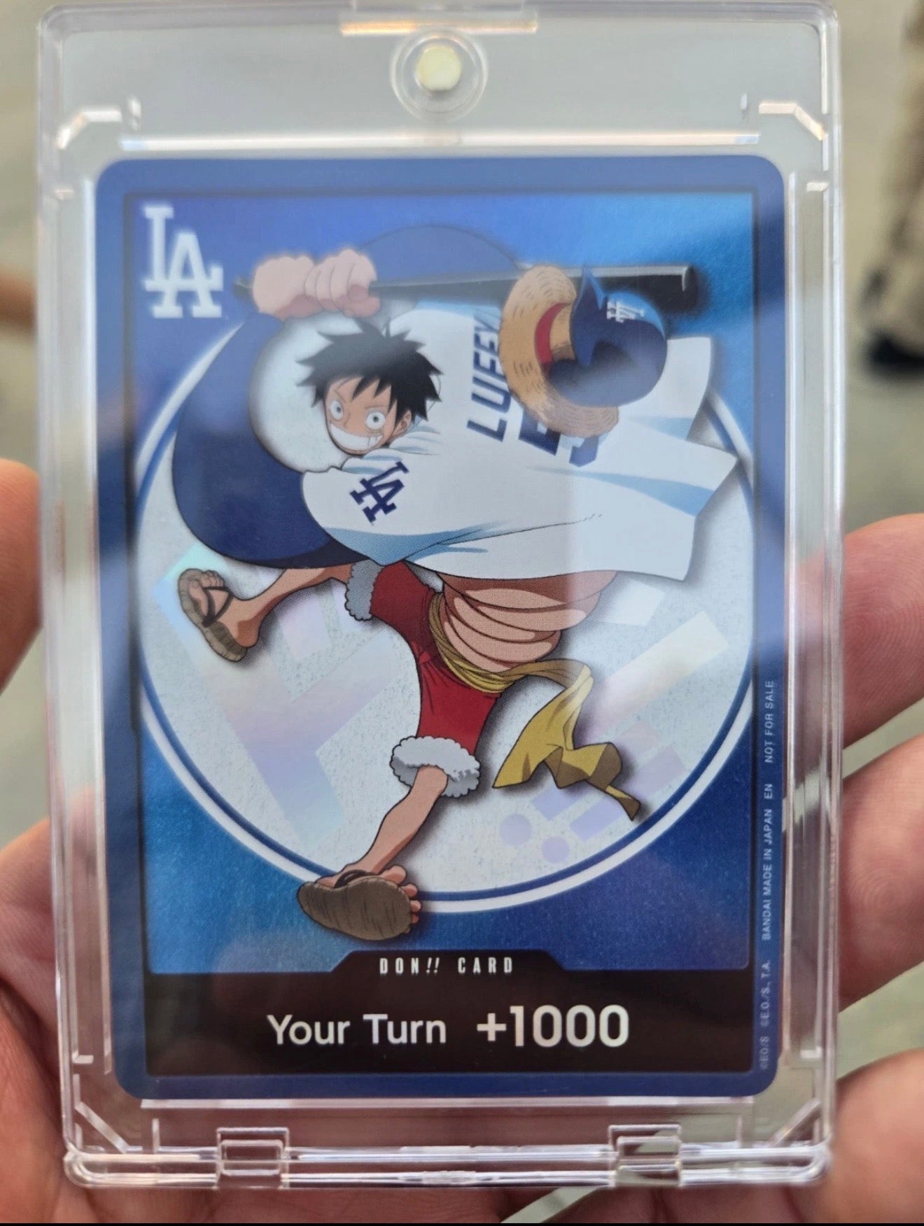 One Piece x Los Angeles Dodgers Luffy Card SGA 7/2/26 Limited Edition 2026