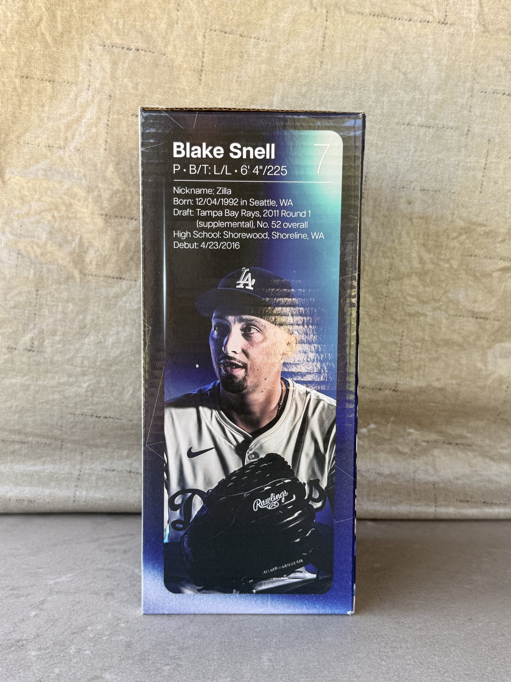 Blake Snell Los Angeles Dodgers Bobblehead SGA 6/16/25