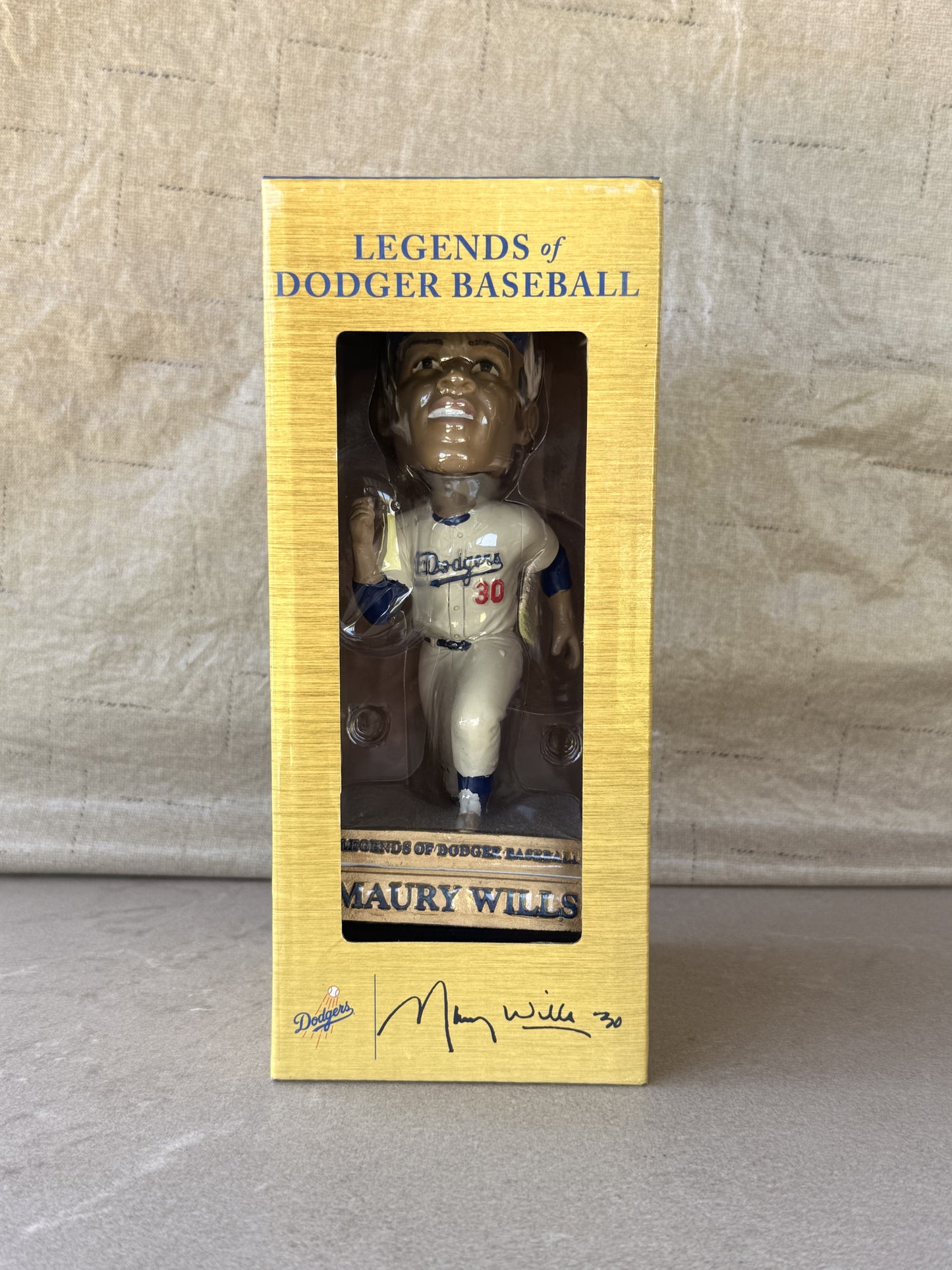 Maury Wills Legends of Dodgers Baseball Bobblehead LA Dodgers SGA 4/16/22