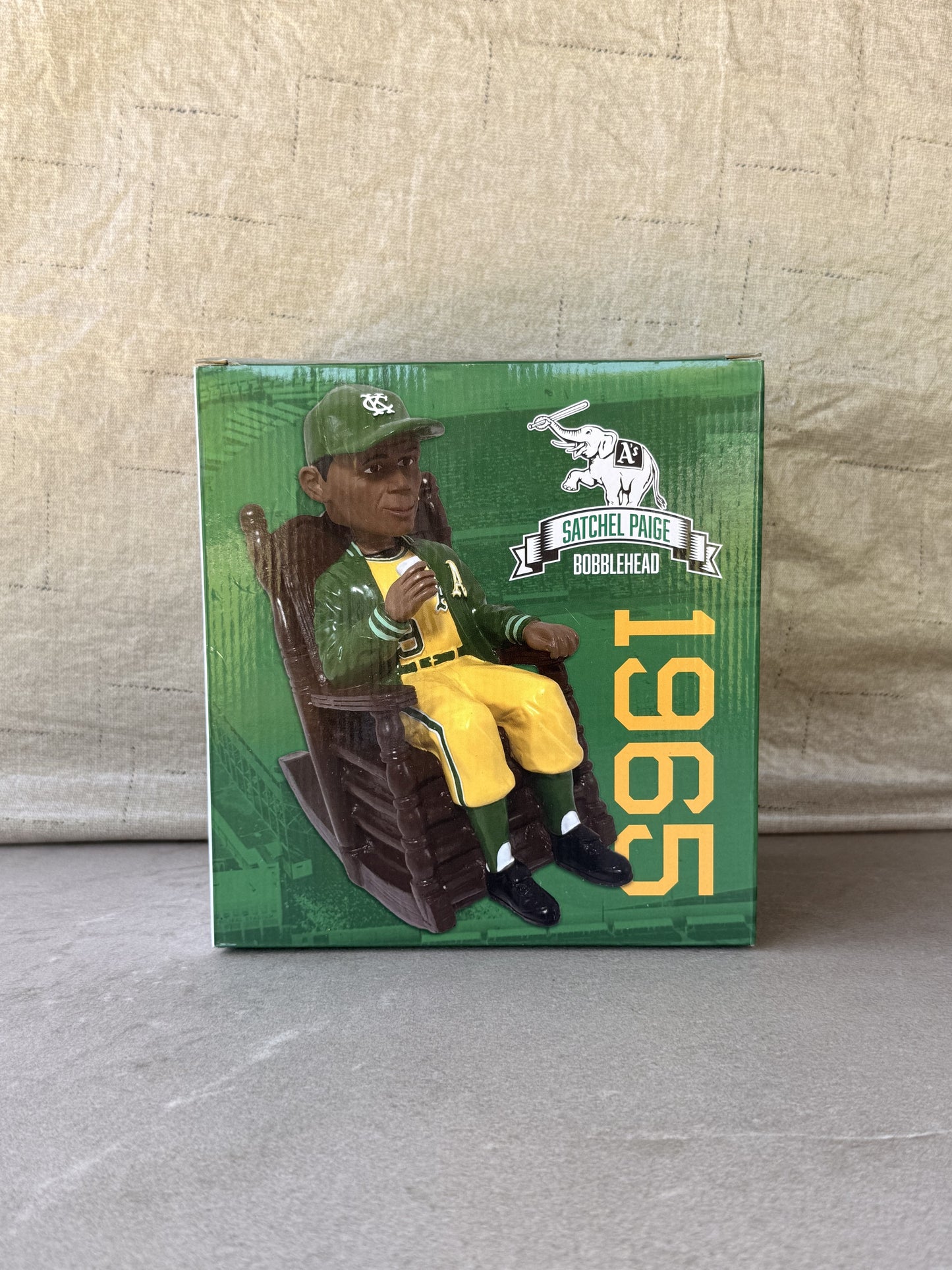 Satchel Paige Rocking Chair Bobblehead Oakland A's SGA 6/21/24