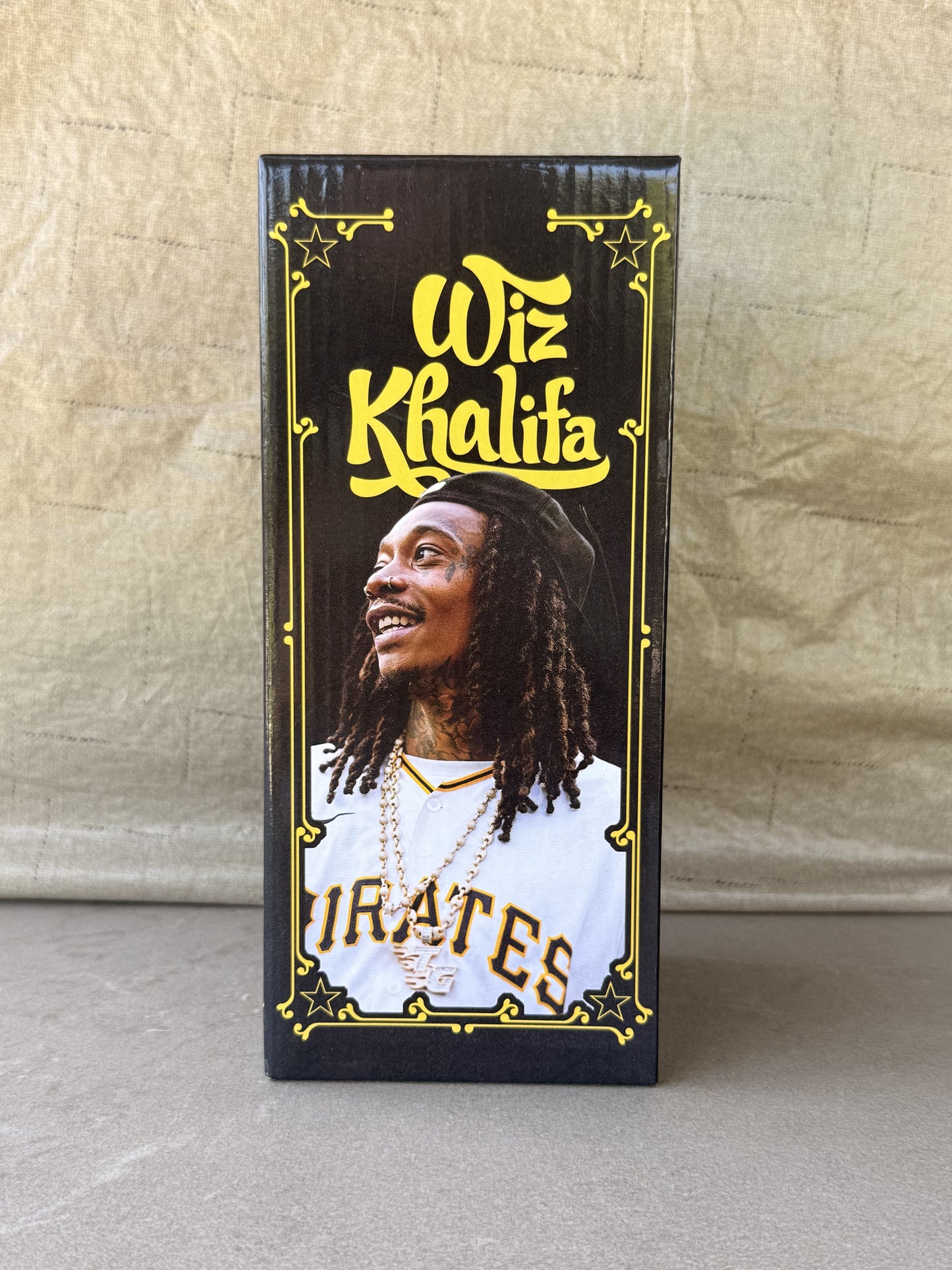Wiz Khalifa Black and Yellow Audio Bobblehead Pittsburgh Pirates SGA 7/20/24