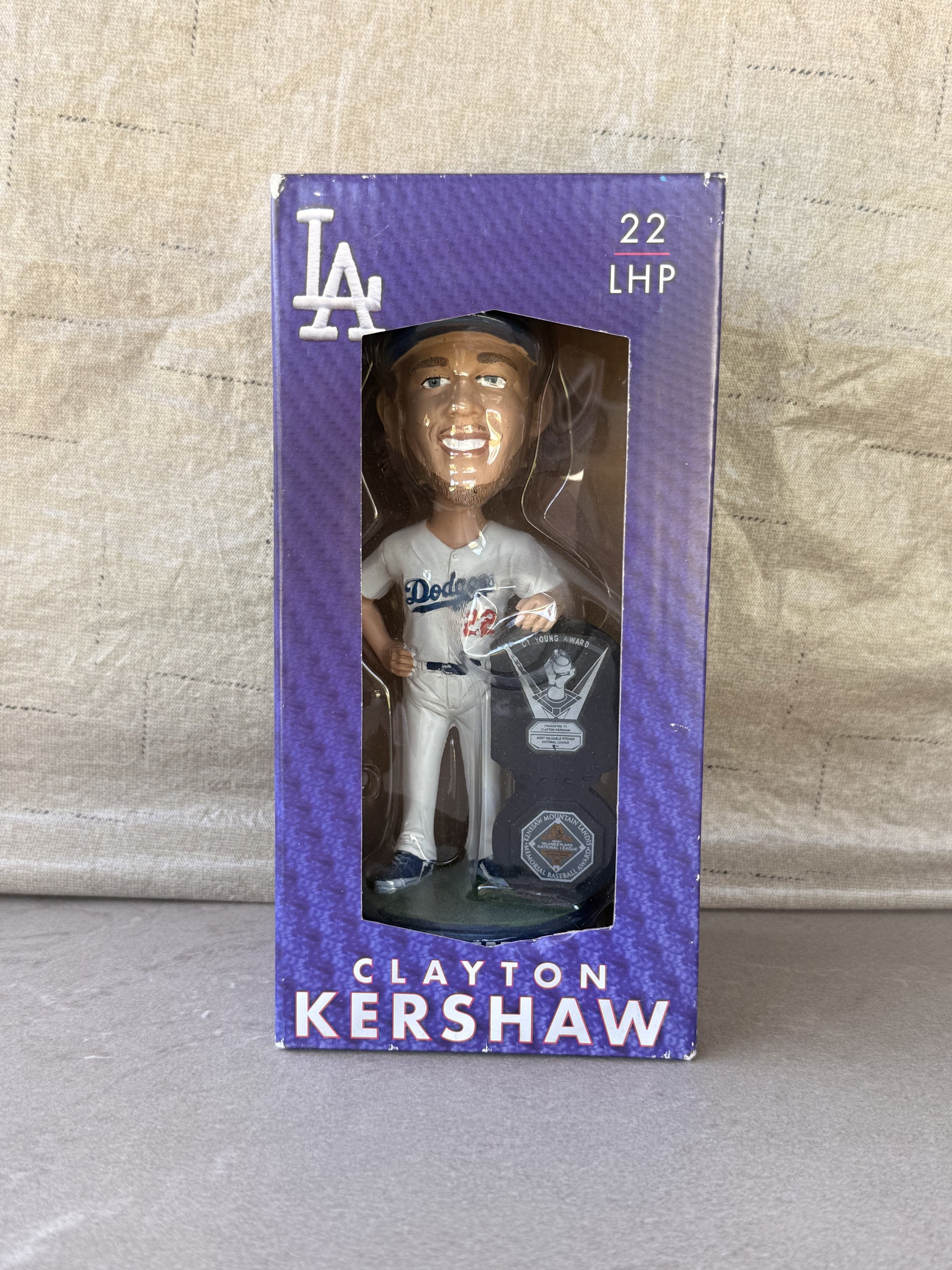 Clayton Kershaw 2014 MVP & CY Young Bobblehead LA Dodgers SGA 5/12/15