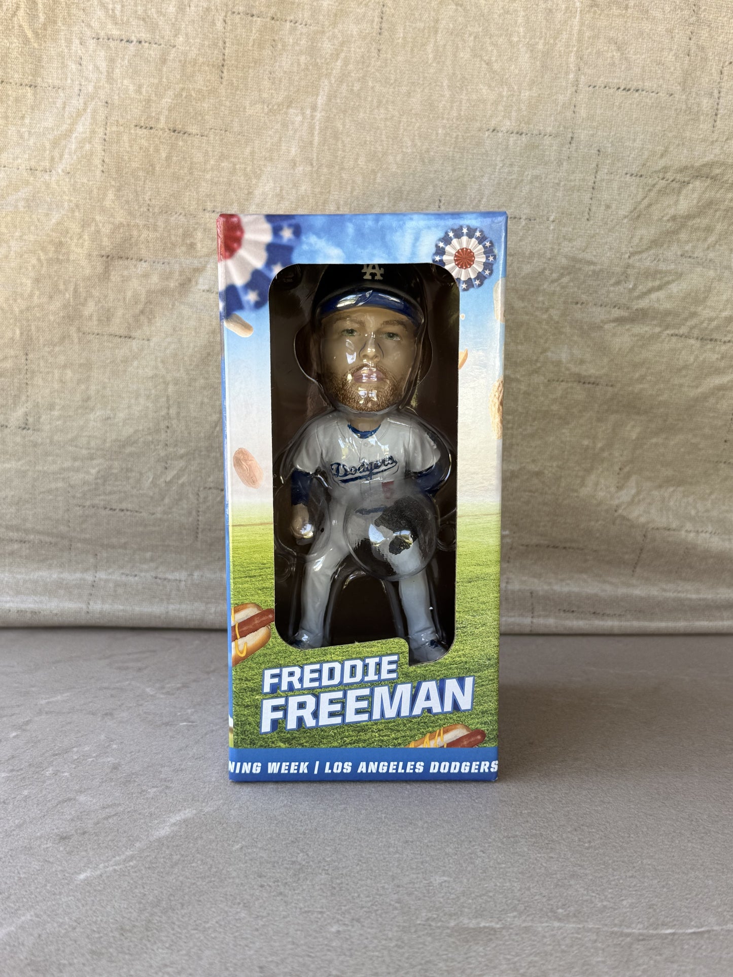 Freddie Freeman 2024 Opening Week Bobblehead LA Dodgers SGA 3/30/24