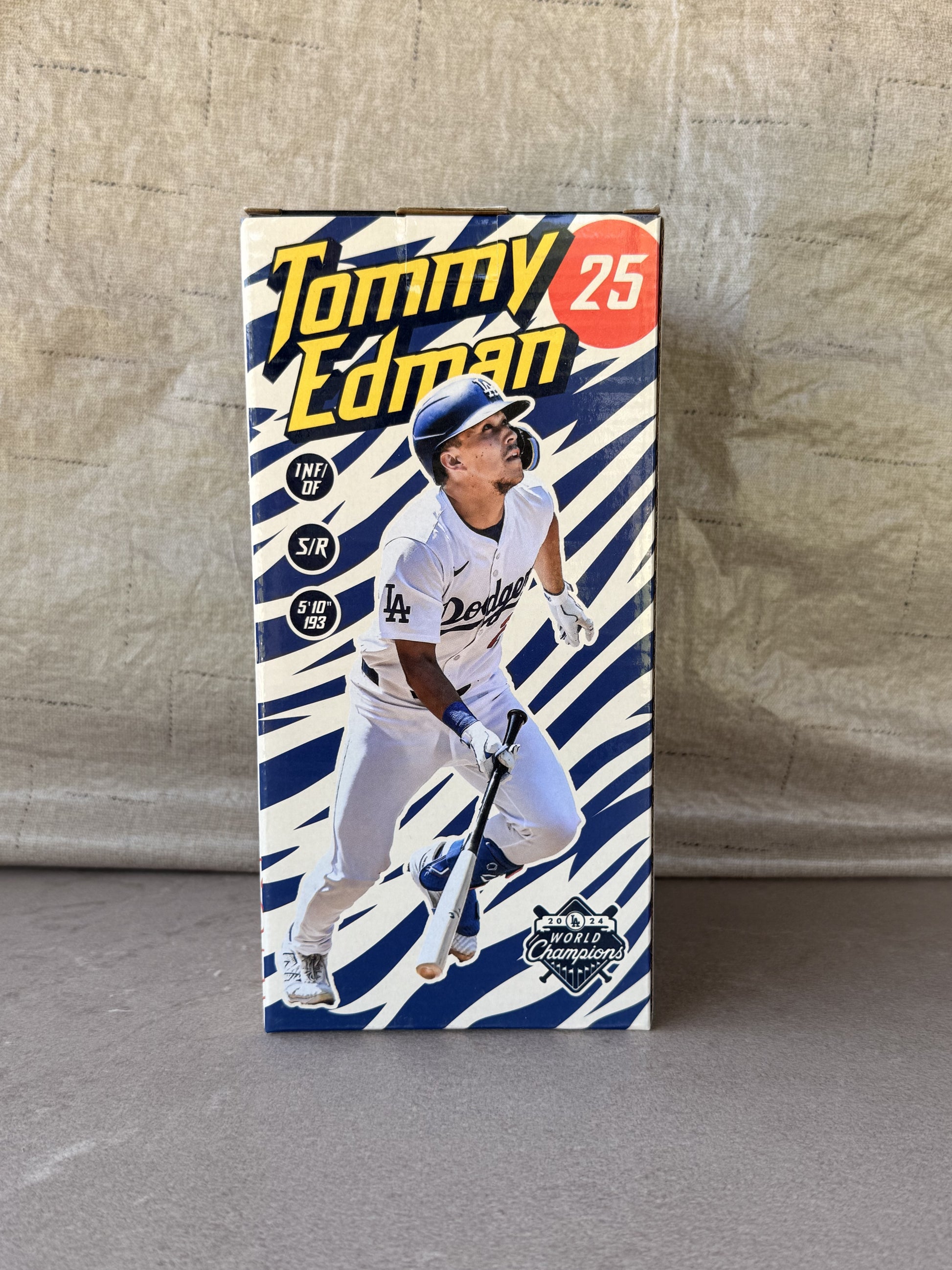 Tommy Edman Bobblehead LA Dodgers SGA 6/2/25