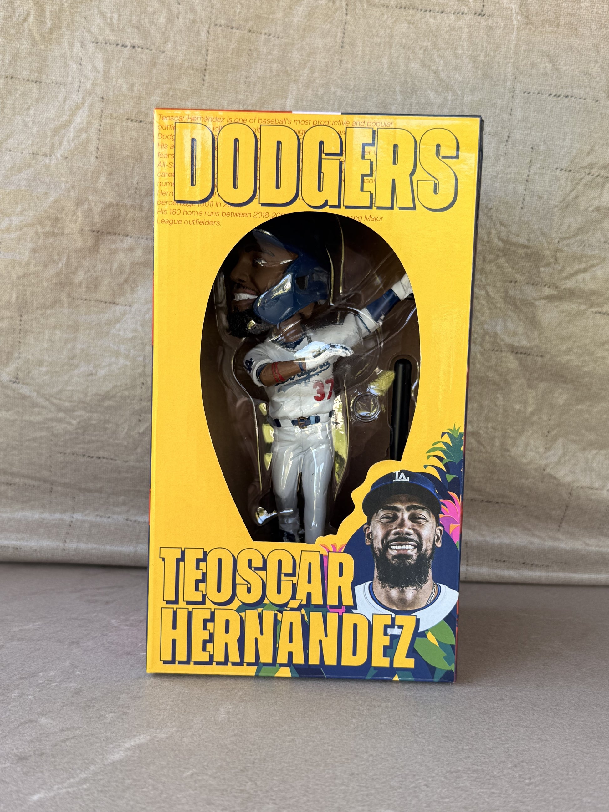 Teoscar Hernandez Bobblehead LA Dodgers SGA 7/22/25