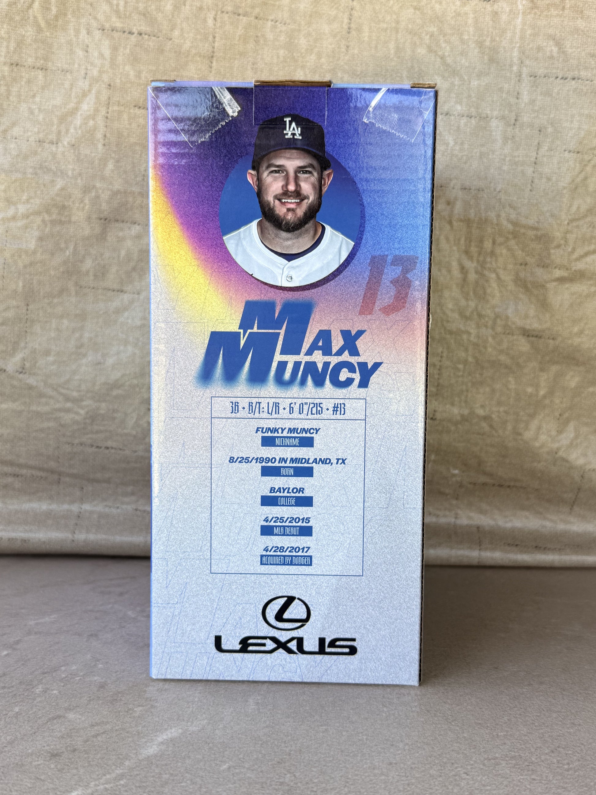 Max Muncy Bobblehead LA Dodgers SGA 9/11/24
