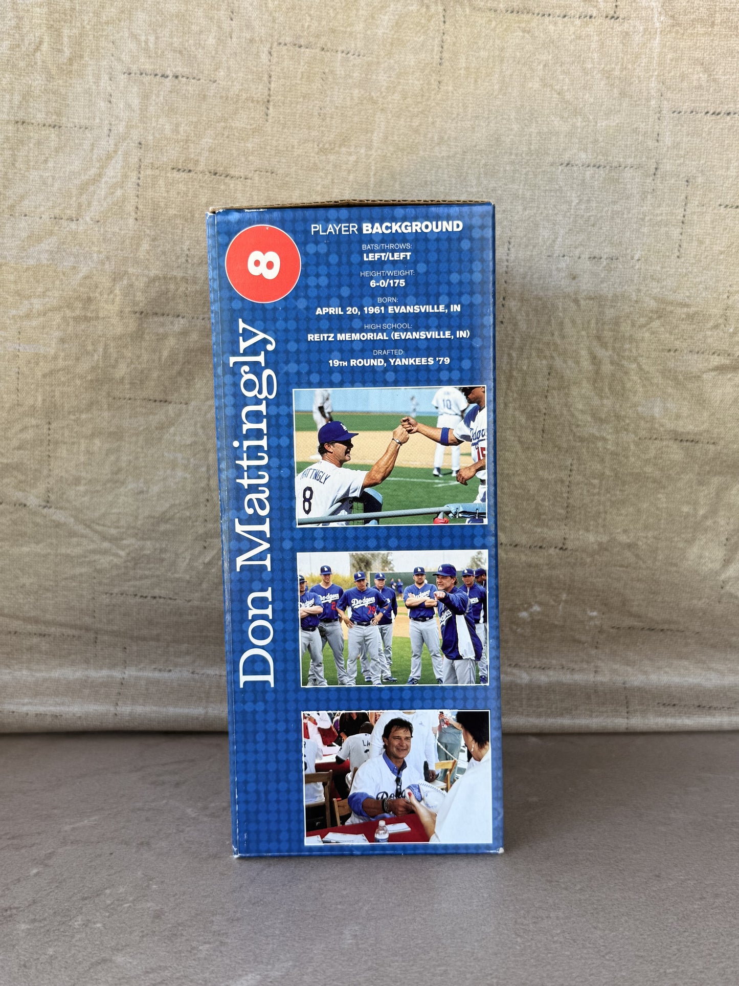 Don Mattingly Bobblehead LA Dodgers SGA 6/1/11