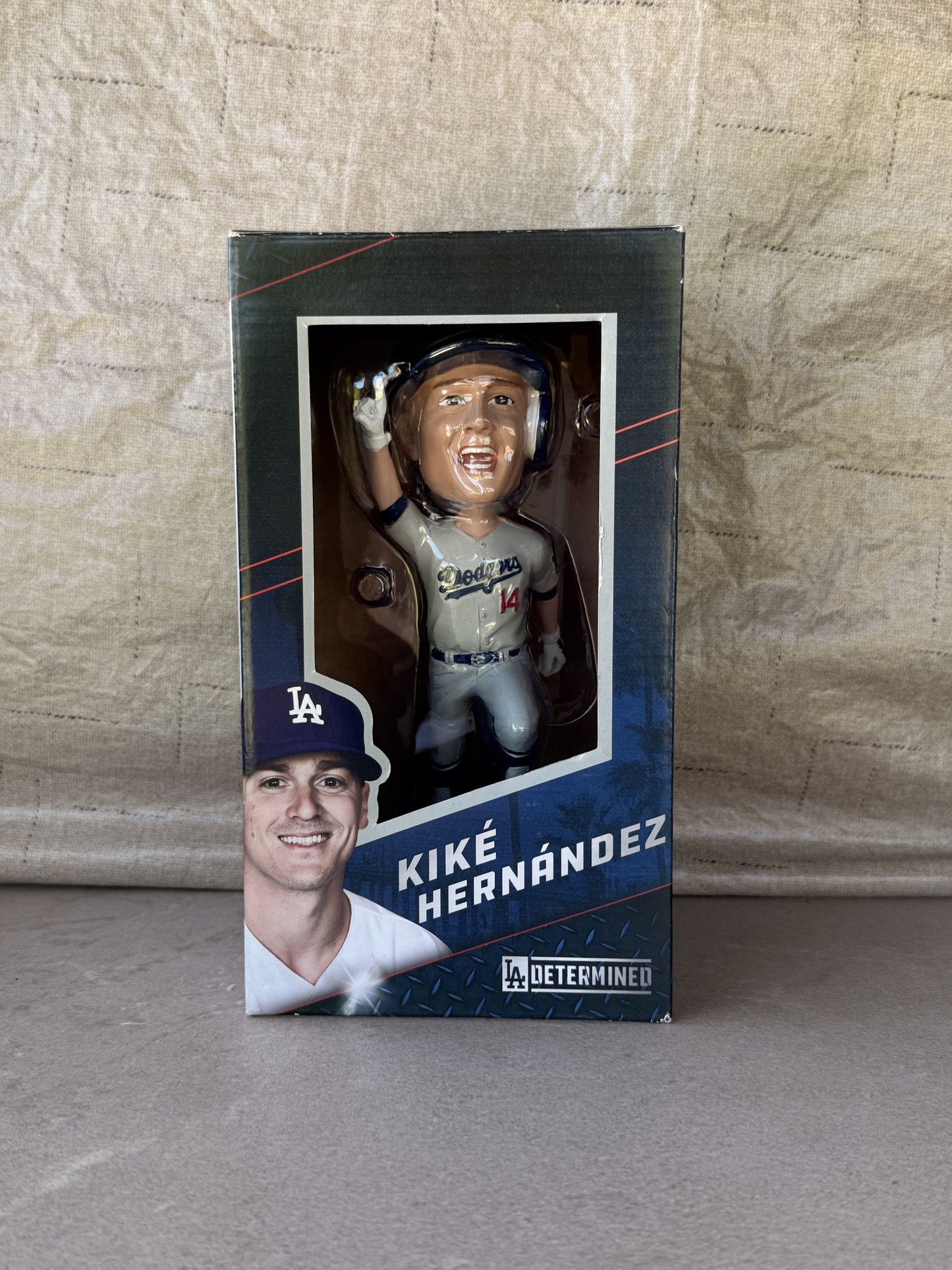 Kike Hernandez LA Determined Bobblehead LA Dodgers SGA 6/26/18