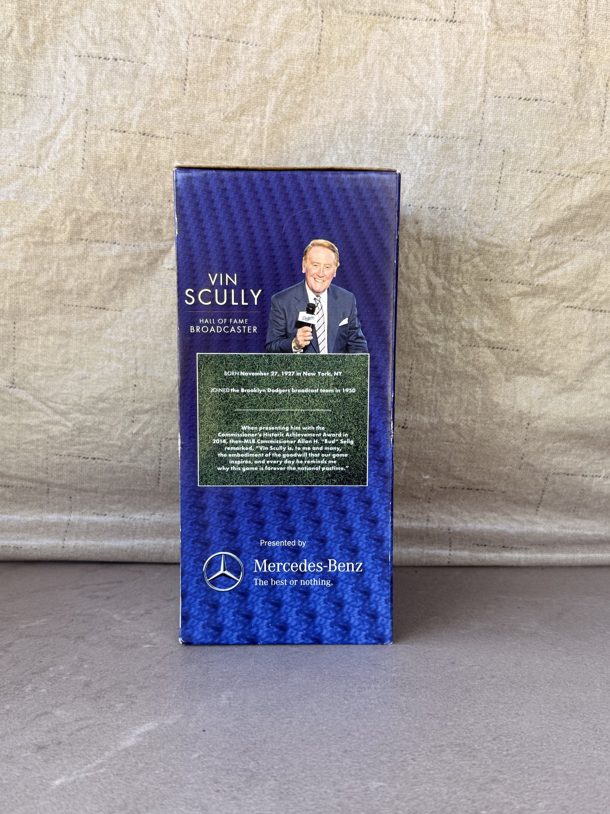 Vin Scully Bobblehead LA Dodgers SGA 9/23/15