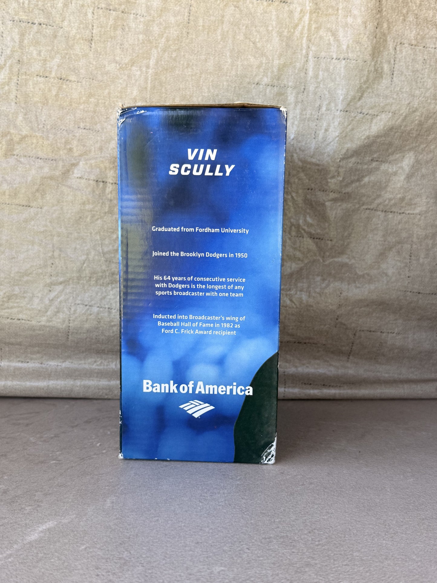 Vin Scully Talking into Microphone Bobblehead LA Dodgers SGA 7/25/13