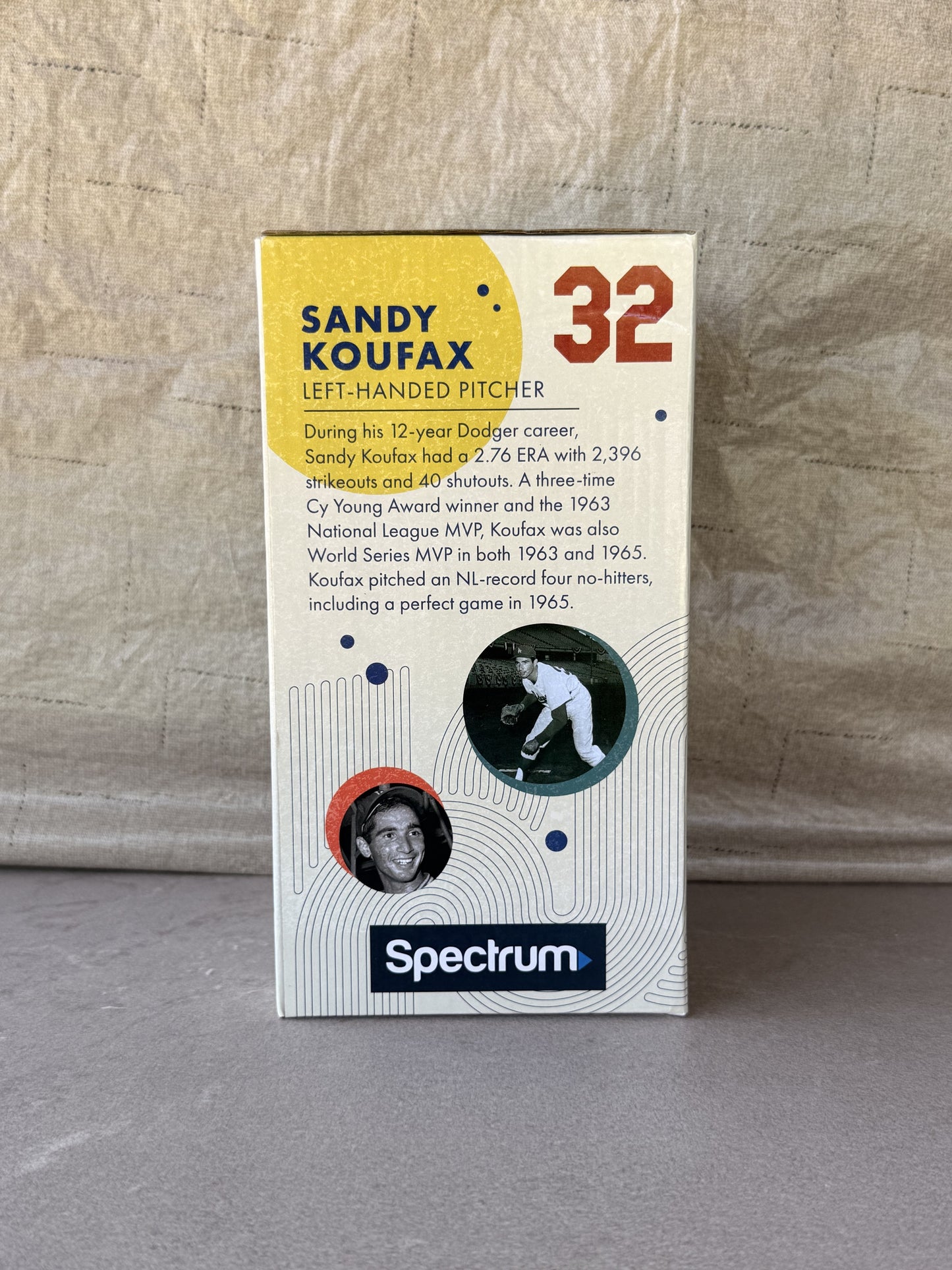 Sandy Koufax Bobblehead LA Dodgers SGA 8/7/24