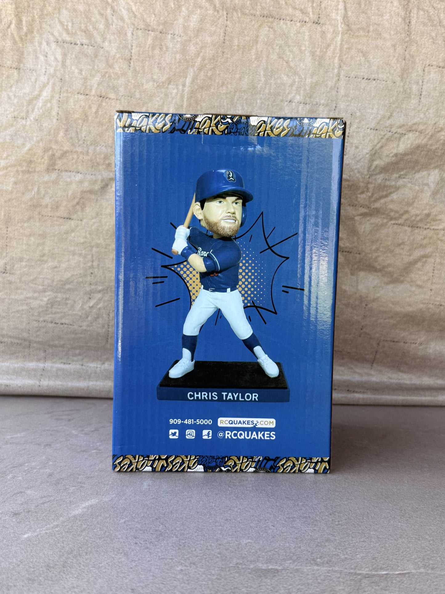 Chris Taylor Rancho Cucamonga Quakes Bobblehead SGA 8/9/24