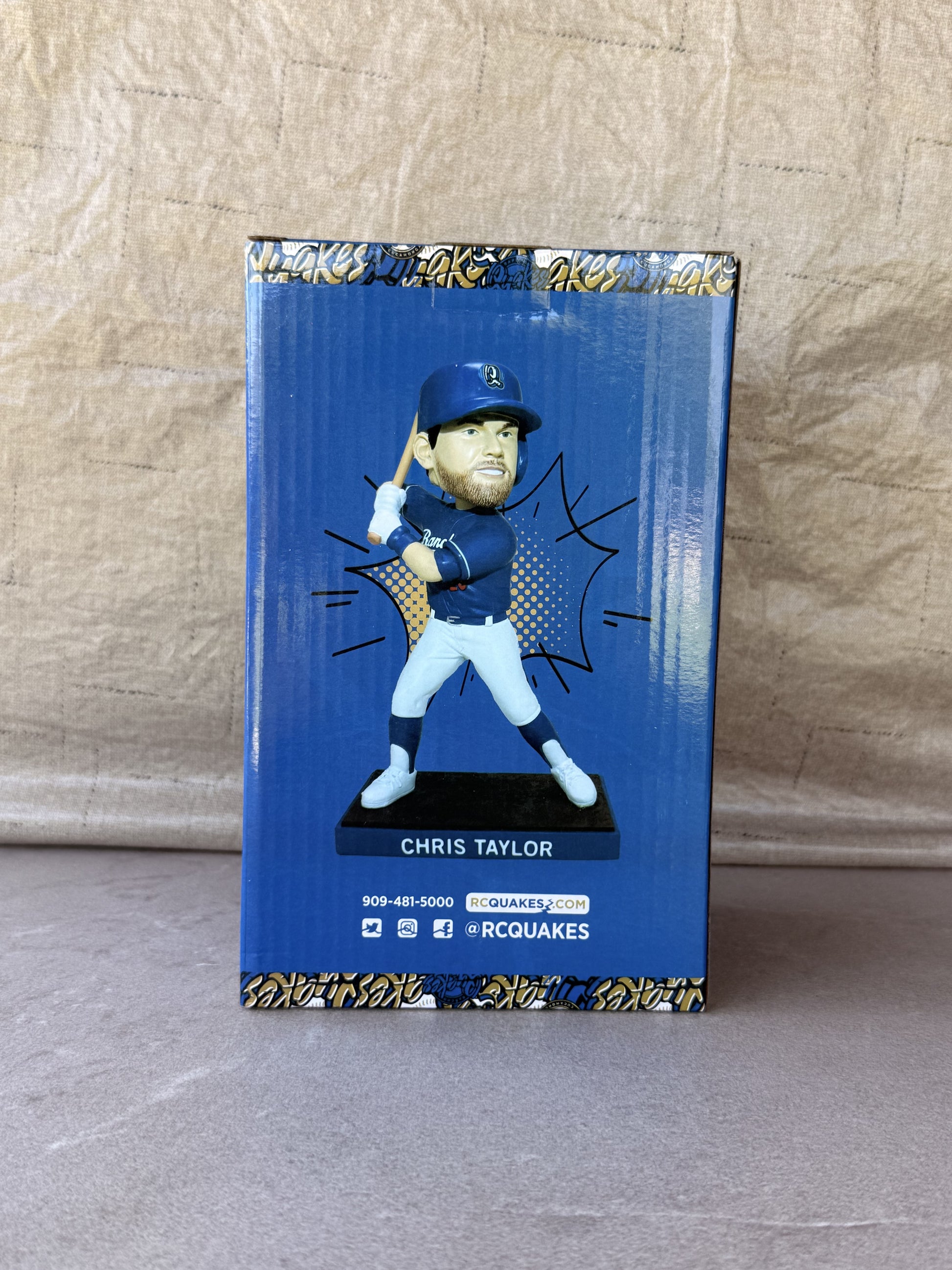 Chris Taylor Rancho Cucamonga Quakes Bobblehead SGA 8/9/24