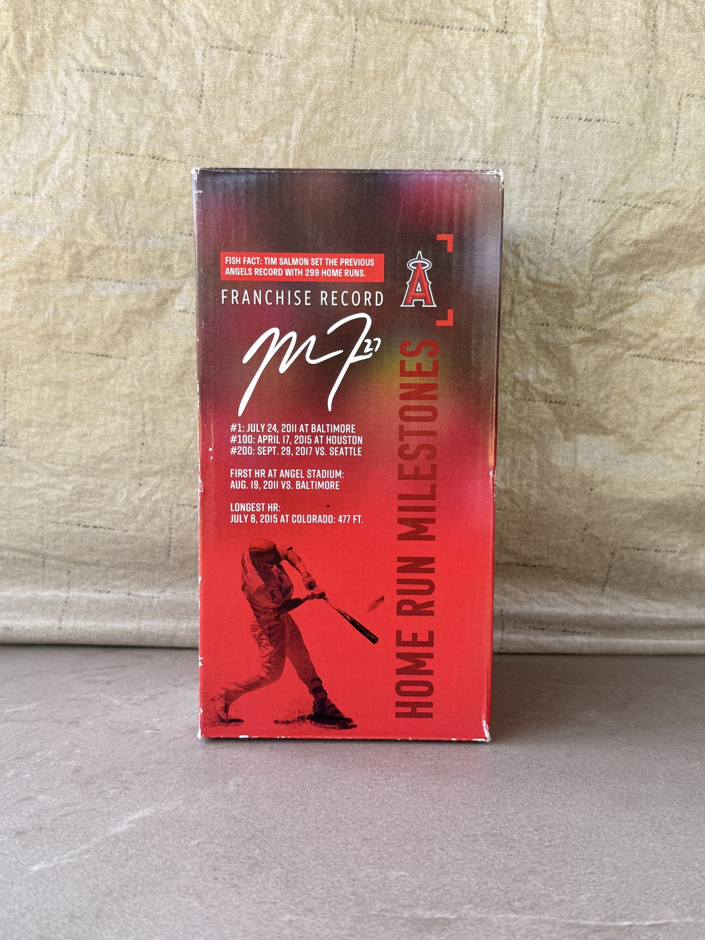 Mike Trout 300 Homerun Bobblehead LA Angels SGA 5/21/21