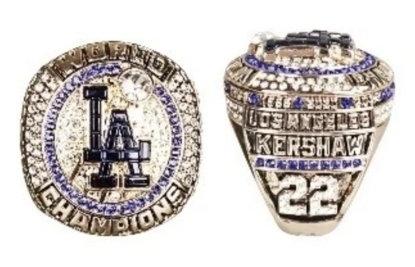 Clayton Kershaw 2025 World Series Replica Ring LA Dodgers SGA 9/22/26