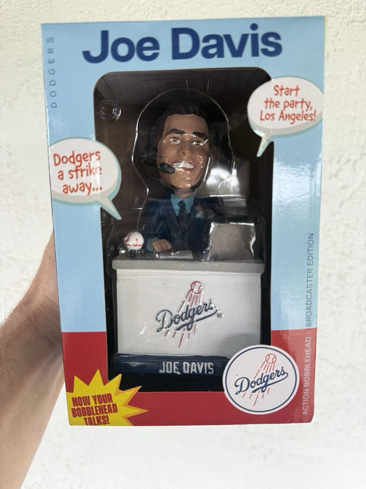 Joe Davis Talking LA Dodgers Bobblehead SGA 9/19/25