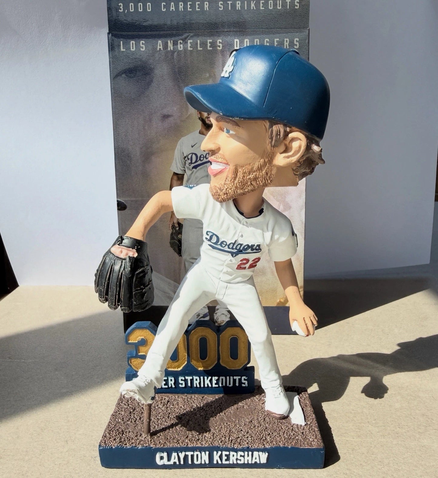 Clayton Kershaw 3000 Strikeout LA Dodgers Bobblehead 9/20/25
