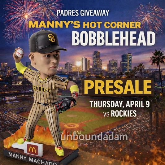 San Diego Padres Manny Machado Hot Corner Bobblehead SGA 4/9